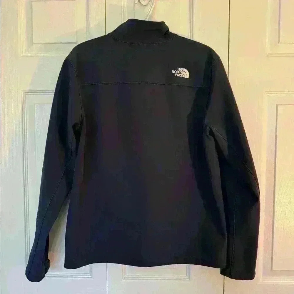 Navy Blue The North Face Zip Up Jacket - Picture 2 of 13